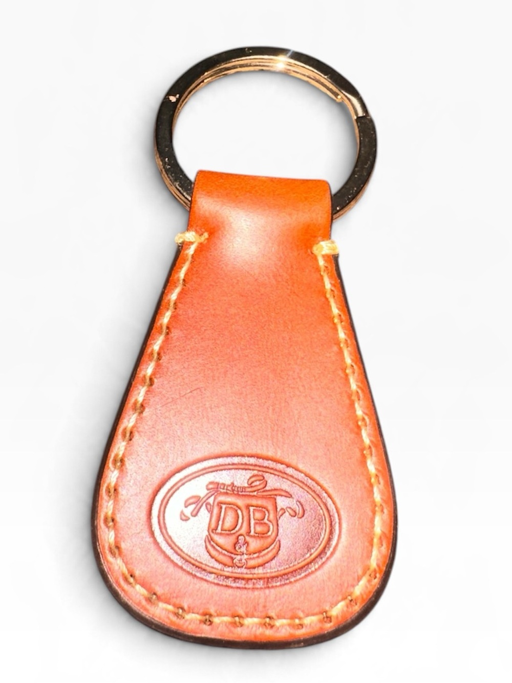 Dooney & Bourke Leather Key Ring Y2K Collectible
